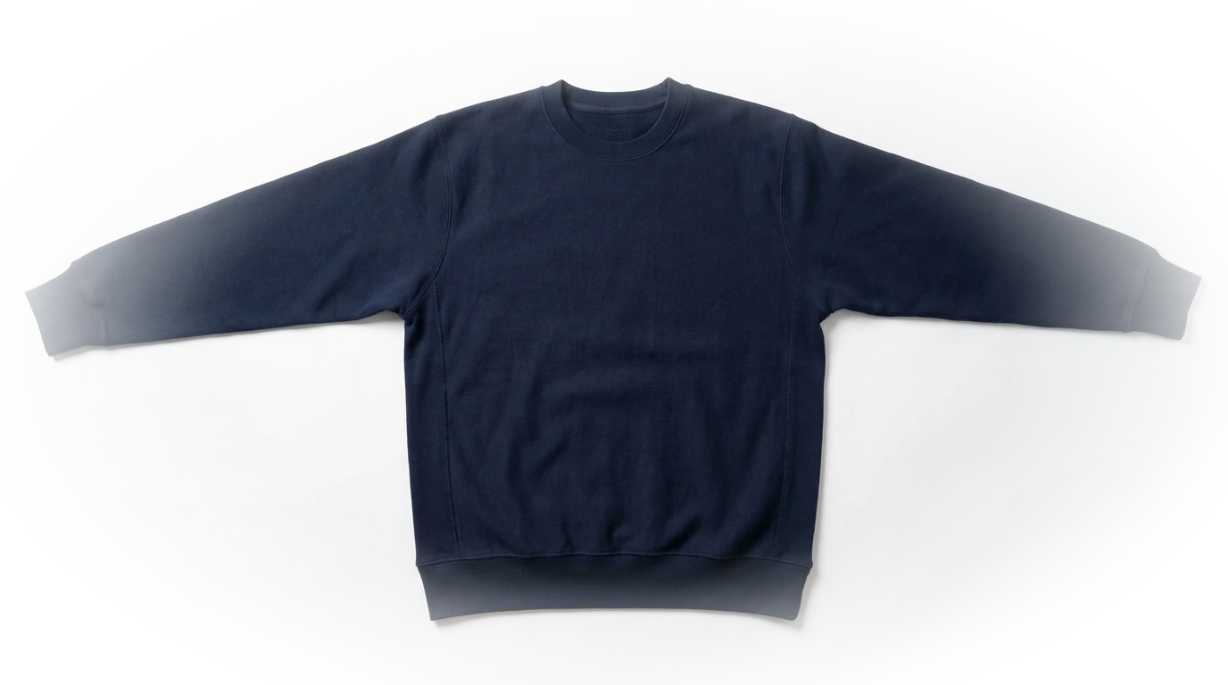 Garment laid flat for automated computer-vision size measurement